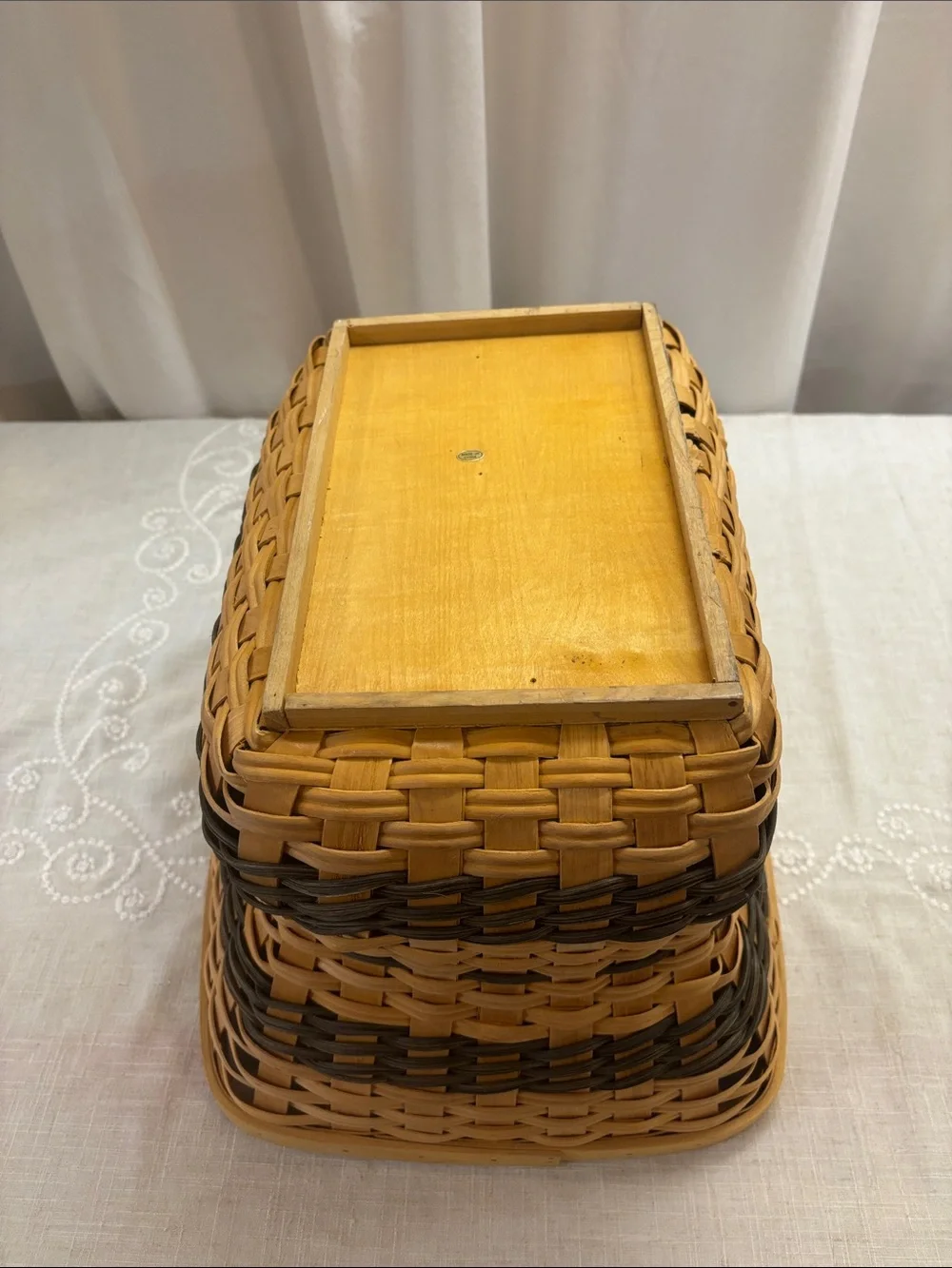 Wicker Basket with Handle